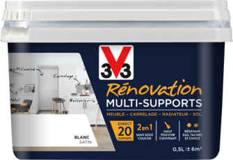 RENO MULTI SUPPORTS POT 0,5 L BLANC